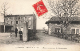 Champagnat * Route Et La Maison Commune * Environs De Cuiseaux * école ? - Autres & Non Classés