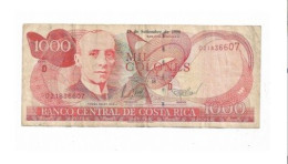 U Costa Rica 1000 Colons September 23, 1998 Rare Date - Costa Rica