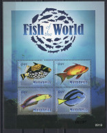 Micronesia Sheetlet 4v 2009 Fish Of The World MNH - Micronésie