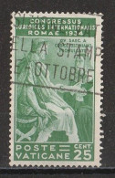 Vatican 1935 : Timbres Yvert & Tellier N° 68 Oblitéré. - Gebruikt