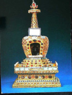 ►     Golden  Buddhist Tower With Inlaid Diamonds   Palace Museum - Buddhism
