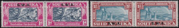 South-West Africa    .    SG    .    109/110   Paires      .    *    .    Mint-hinged - Africa Del Sud-Ovest (1923-1990)