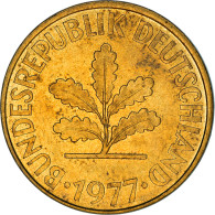 Monnaie, République Fédérale Allemande, 10 Pfennig, 1977, Karlsruhe, TTB - 10 Pfennig