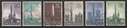 Vatican Poste Aérienne 1959  : Timbres Yvert & Tellier N° 35 - 36 - 37 - 38 - 39 - 40 - 41 - 42 - 43 Et 44 Oblitérés. - Airmail