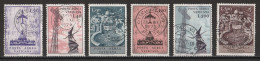 Vatican Poste Aérienne 1967-68  : Timbres Yvert & Tellier N° 47 - 48 - 49 - 50 - 51 - 52 - 53 Et 54 Oblitérés. - Poste Aérienne