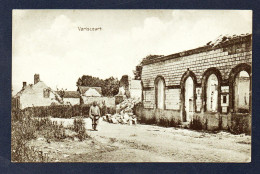 02. Variscourt. Soldat Allemand Dans Les Ruines. Feldpost Der 25 Infanterie Division. Juin 1916 - Craonne