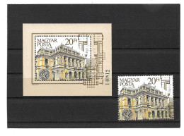 2372u: Ungarn- Block ** Und Block- Einzelmarke ** - Unused Stamps