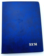 Album - 20 Pages De 2 Pochettes 9/14 - Dim : 18/23 Cm - Couleur Bleu - Albums, Reliures & Feuilles