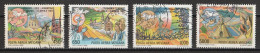 Vatican Poste Aérienne 1988  : Timbres Yvert & Tellier N° 83 - 84 - 85 Et 87 Oblitérés. - Poste Aérienne