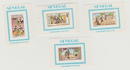 Sénégal 1992 Mi. 1195 - 1198 Blocs De Luxe S/S Reboisement Scolaire - Sénégal (1960-...)