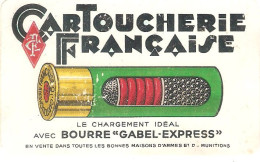 CALENDRIER DE POCHE 1939 CARTOUCHERIE FRANçAISE - Petit Format : 1921-40