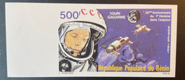 Benin 1981 Mi. 260 IMPERF ND Youri Gagarine Yuri Gagarin Russia Space Espace Raumfahrt USSR - Benin - Dahomey (1960-...)