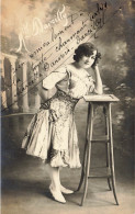 DARCILLY & VIALYS * 4 Cartes Photos 1907 Dédicace Dédicacée Autographe N* Artiste Cinéma Théâtre élysée Palace Vichy - Entertainers