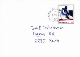 Brief Von 4861 Schörfling Am Attersee Mit 62 Cent PM Hans Grugger 2014 - Briefe U. Dokumente