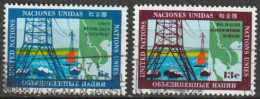 UNO New York 1970 MiNr.222 - 223 O Gestempelt Erschließung Des Mekong-Beckens ( 4697)günstige Versandkosten - Gebruikt