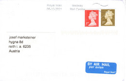 Auslands - Brief Von Medway Mail Center Mit 2 St Queen 2021 - Non Classificati