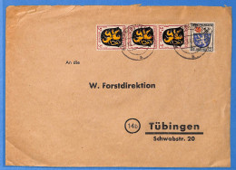 Allemagne Zone Française - 1947 - Lettre De Rottenburg - G24489 - Sonstige & Ohne Zuordnung