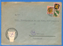 Allemagne Zone Française - 1946 - Lettre De Entringen - G24503 - Sonstige & Ohne Zuordnung