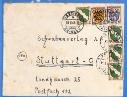 Allemagne Zone Française - 1947 - Lettre De Risstissen - G24512 - Sonstige & Ohne Zuordnung