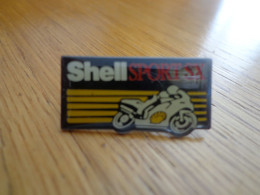 Pin's Shell SportSX  Moto - Carburantes