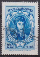 Général San Martin - ARGENTINE - Portrait - N° 975 - 1974 - Oblitérés