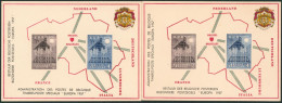 Feuillet De Luxe - LX25/26 Europa 1957 (FR-NL / NL-FR) - Luxuskleinbögen [LX]