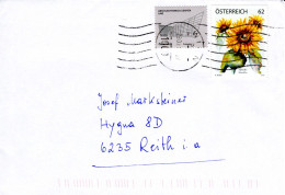 Brief Von 1000 Wien Mit 62 Sonnenblume + 6 Cent 2015 - Briefe U. Dokumente