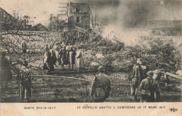 Compiègne * Le Zeppelin Abbatu Le 17 Mars 1917 * Ww1 Guerre 1914 1918 - Compiegne