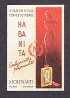 Carte Parfum HABANITA De MOLINARD - Anciennes (jusque 1960)