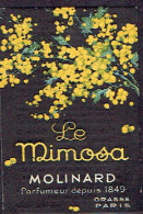 Carte Parfum LE MIMOSA De MOLINARD - Oud (tot 1960)