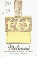 Carte Parfum ILES D'OR De MOLINARD - GRASSE  - Oud (tot 1960)