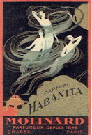 Carte Parfum HABANITA De MOLINARD - GRASSE  - Anciennes (jusque 1960)