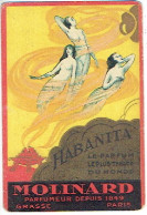 Carte Parfum HABANITA De MOLINARD - GRASSE - Anciennes (jusque 1960)