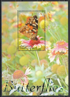 Tuvalu Block 1v 2006 Butterflies Butterfly Mariposa Schmetterling Papillon Painted Lady MNH - Tuvalu