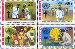 715383 MNH GHANA 1982 CONTRA LA TUBERCULOSIS - Ghana (1957-...)