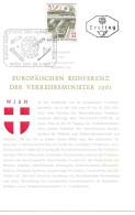 2375e: Österreich- ETB Aus 1961: Verkehrsminister- Konferenz (Bahn, Bus, Schiene, Etc.) - Altri (Terra)