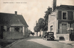 Jupilles * Avenue De La Gare * Automobile Voiture Ancienne - Andere & Zonder Classificatie