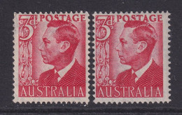 Australia, CW 49, 49b, MLH "Thin Paper" Variety - Ongebruikt