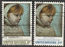 UNO New York 1971 MiNr.240 - 241 O Gestempelt Internationale Schule Der UNO ( 4748 )günstige Versandkosten - Used Stamps