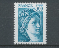 Type Sabine N°2123b 5f Bleu Gomme Tropicale Y2123b - Unused Stamps