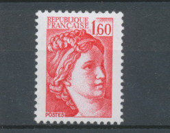 Type Sabine N°2155b 1f.60 Rouge Gomme Tropicale Y2155b - Nuovi