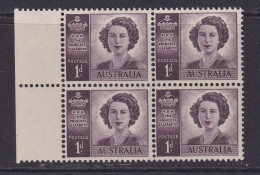 Australia, SG 222ac, MLH/NH Block "Coil Block" Variety - Mint Stamps