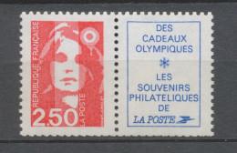 Type Marianne Du Bicentenaire N°2715a  2f.50 Rouge + Logo Y2715a - Ongebruikt