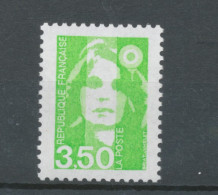 Type Marianne Du Bicentenaire N°2821a 3f.50 Vert-jaune 1 Bande Phosphore Y2821a - Ongebruikt