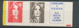 Marianne Bicentenaire N°2874ca TVP+ 70c Brun + Vignette Caractères Maigres Y2874ca - Unused Stamps