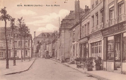 Mamers * La Rue Du Mans * Café De L'industrie * Commerces Magasins HERVE - Mamers