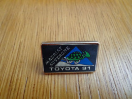 Pin's Voiture Toyota 91 Madriat Auvergne - Toyota