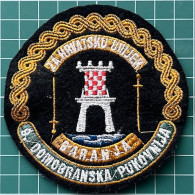 Patch SU000221 - Military Army Croatia War Insignia Baranja 9. Domobranska Pukovnija - Ecussons Tissu