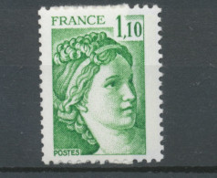 Type Sabine N°2058b 1f.10 Vert Gomme Tropicale Y2058b - Unused Stamps