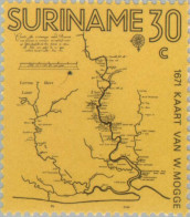 Suriname 1971 300 Years Maps Of Suriname - NVPH 567 MNH** Postfris - Suriname ... - 1975